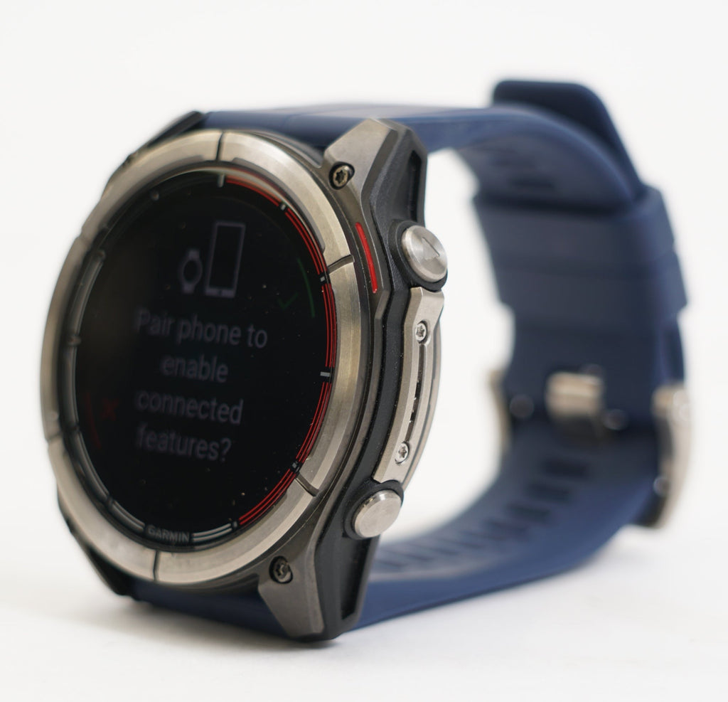 Garmin quatix 8 AMOLED Marine GPS Smartwatch (51mm, Titanium/Captain Blue) (Used)