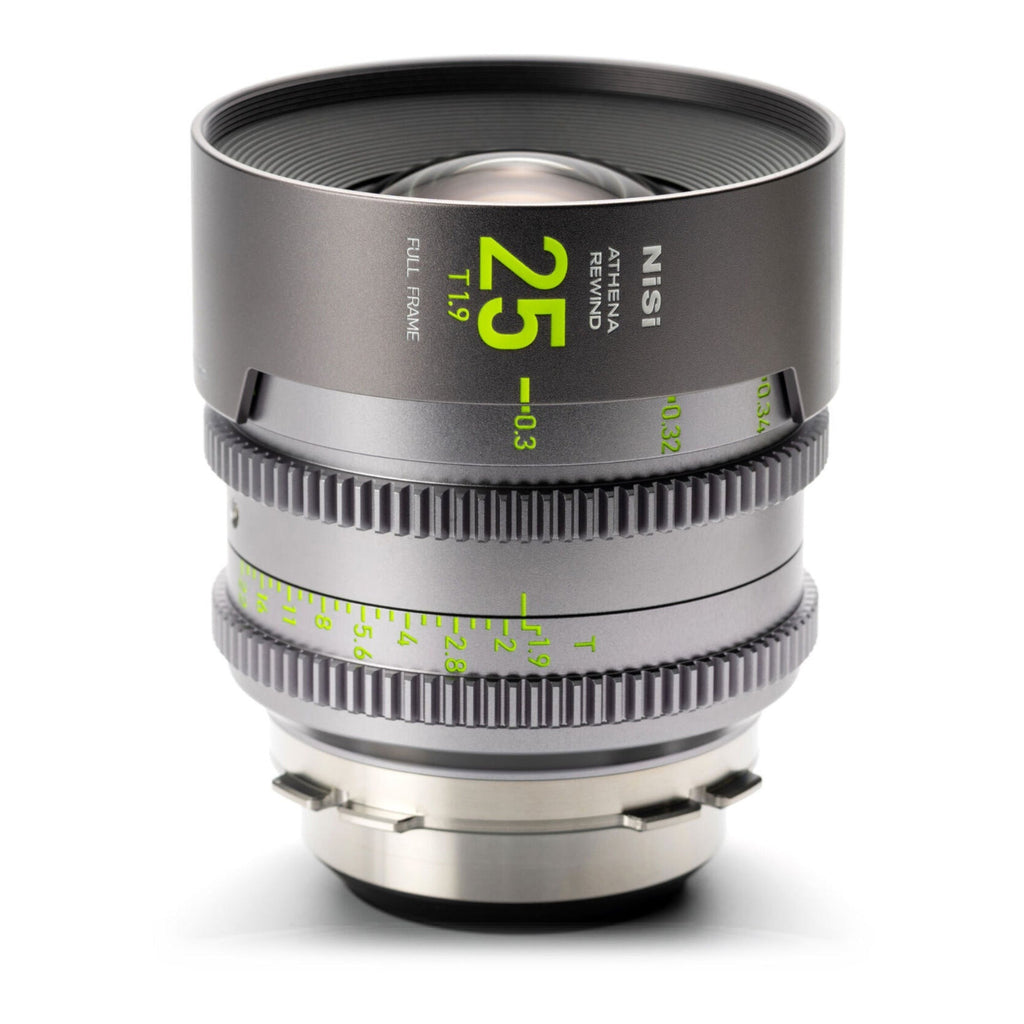 NiSi ATHENA PRIME Rewind Full Frame Cinema Lens Kit with 5 Lenses (14mm, 25mm, 35mm, 50mm, 85mm) and Hard Case (PL Mount)