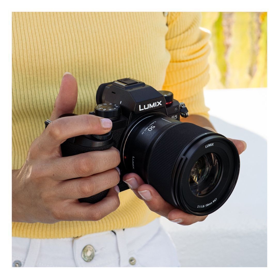 Panasonic Lumix S 50mm f/1.8 Lens, L-Mount, Black (Certified Refurbished)