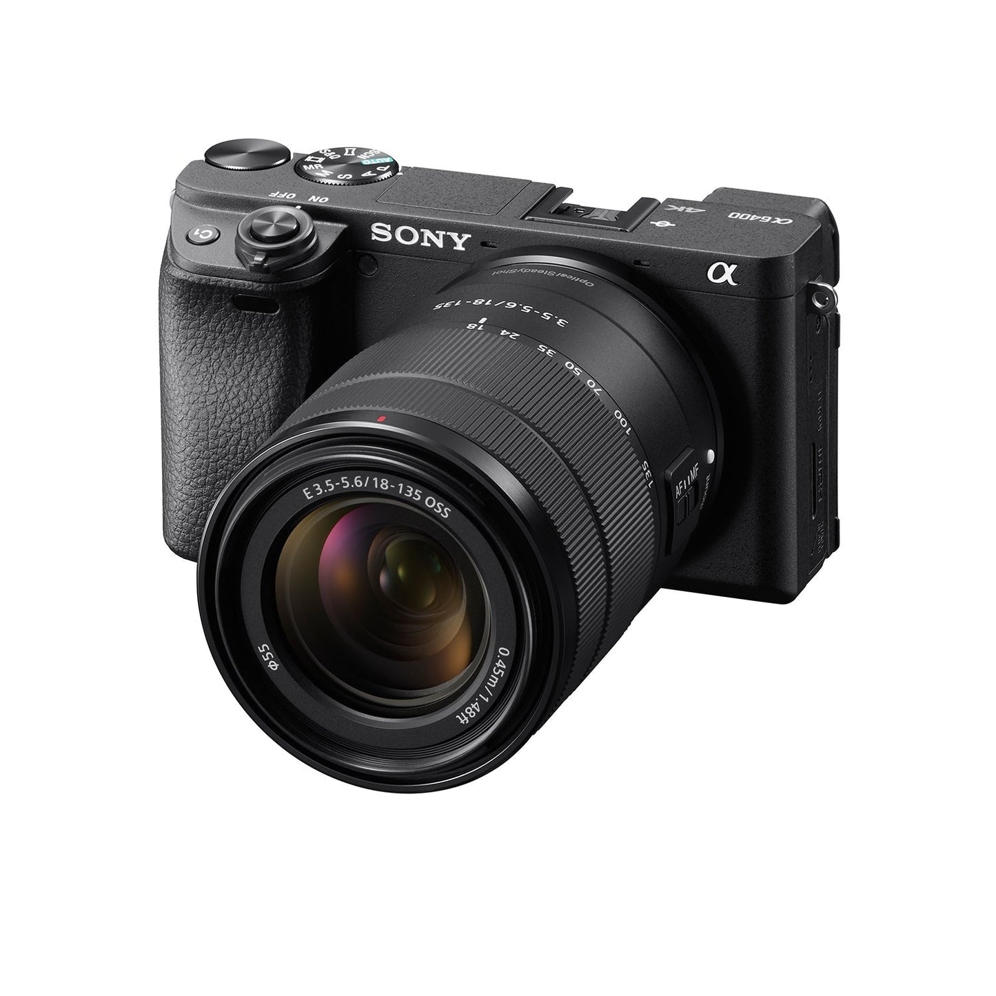 Sony Alpha a6400 Mirrorless Digital Camera with 18-135mm Lens (Black)
