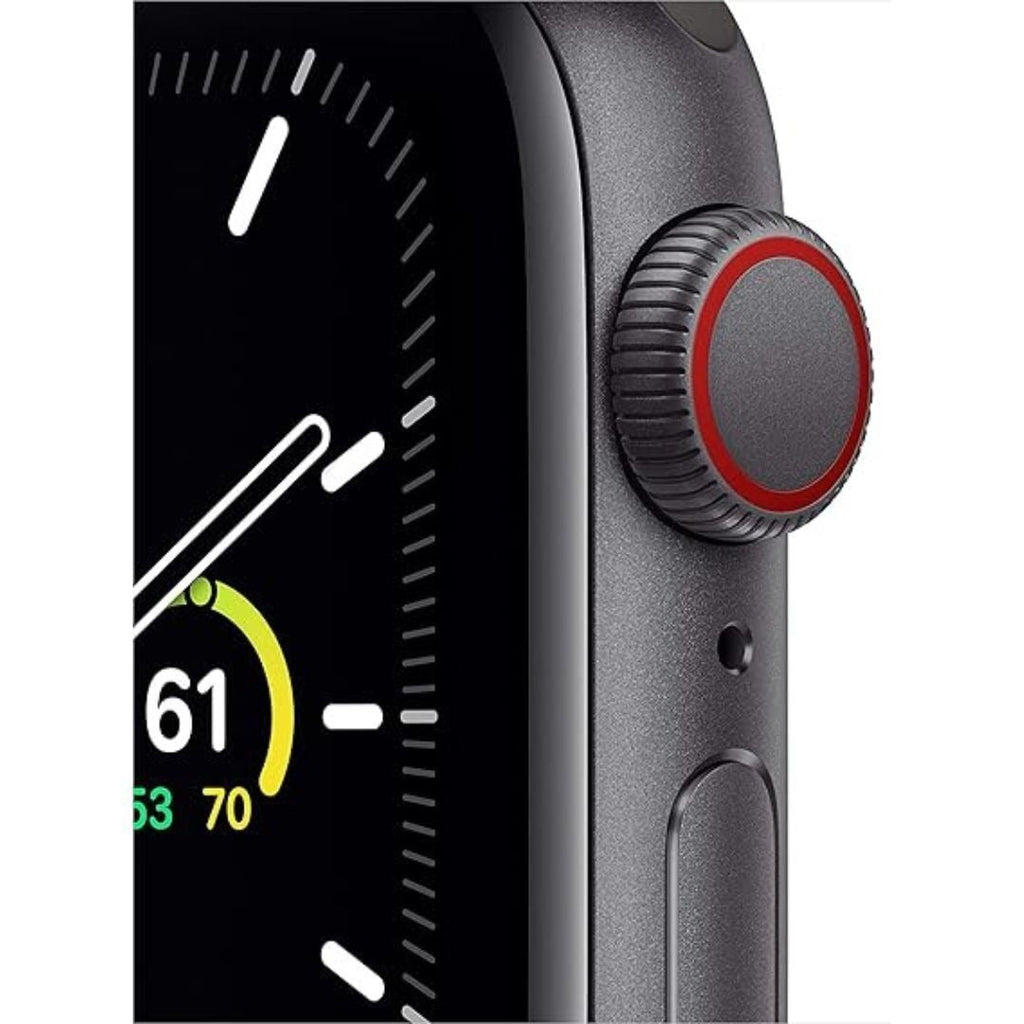 Apple Watch SE | GPS | 40mm | Space Grey Aluminum Case | Black Sport Band | Renewed Premium