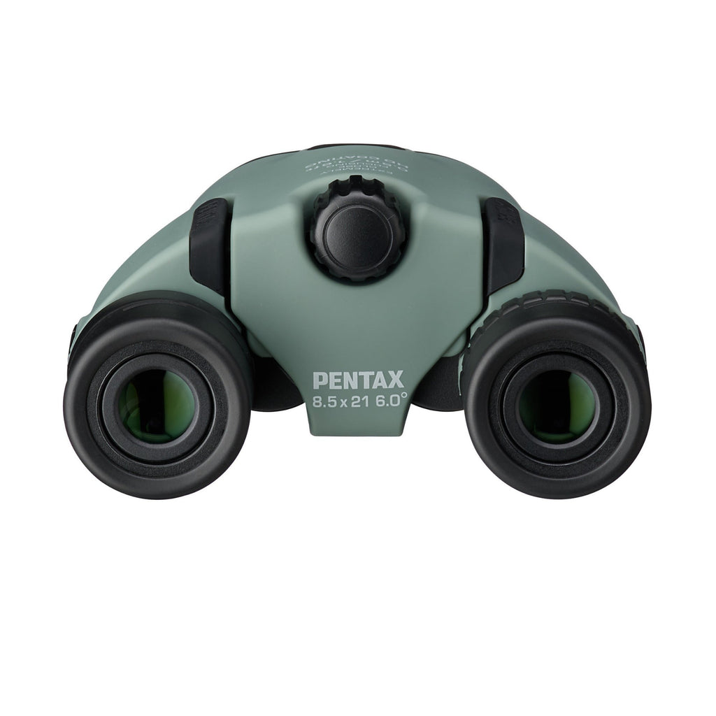 Pentax Papilio III 8.5x21 WR Binoculars with HD Coated 50cm Close Focus (Olive) (Open Box)