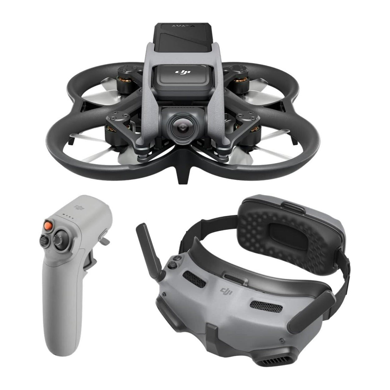 DJI Avata Born to Fly Explorer Combo FPV Drone with Goggles Integra Black and New RC Motion 2