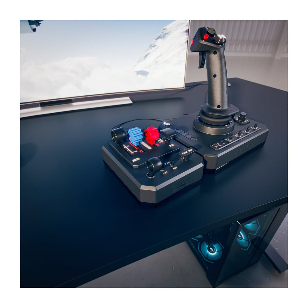 Honeycomb Aeronautical Foxtrot Throttle Box for Foxtrot Black Aviation Stick