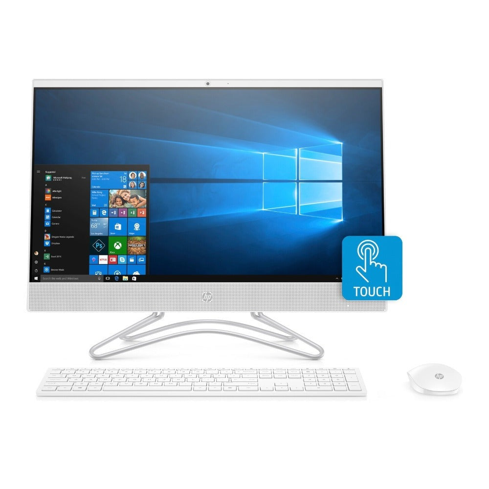 HP 24-F0018 23.8" FHD Touch All-in-One PC, AMD A9-9425, 4GB RAM, 1TB HDD (Certified Refurbished)