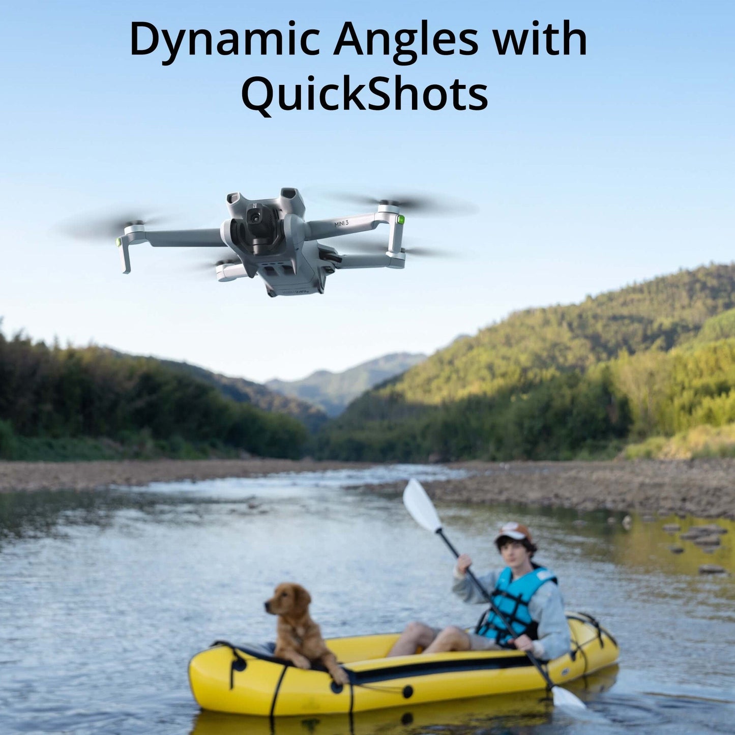 DJI Mini 3 Camera Drone with RC-N1 Remote Controller and 128GB MicroSDXC Card Bundle