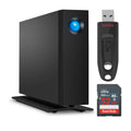 LaCie d2 Professional 8TB USB 3.1 Type-C External Desktop Hard Drive Bundle
