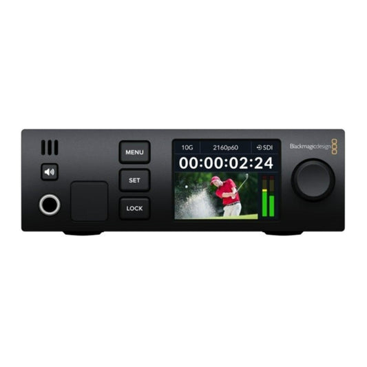 Blackmagic Design 2110 IP UHD 4K UpDownCross 12G Converter with USB Port and LCD Display (Black)