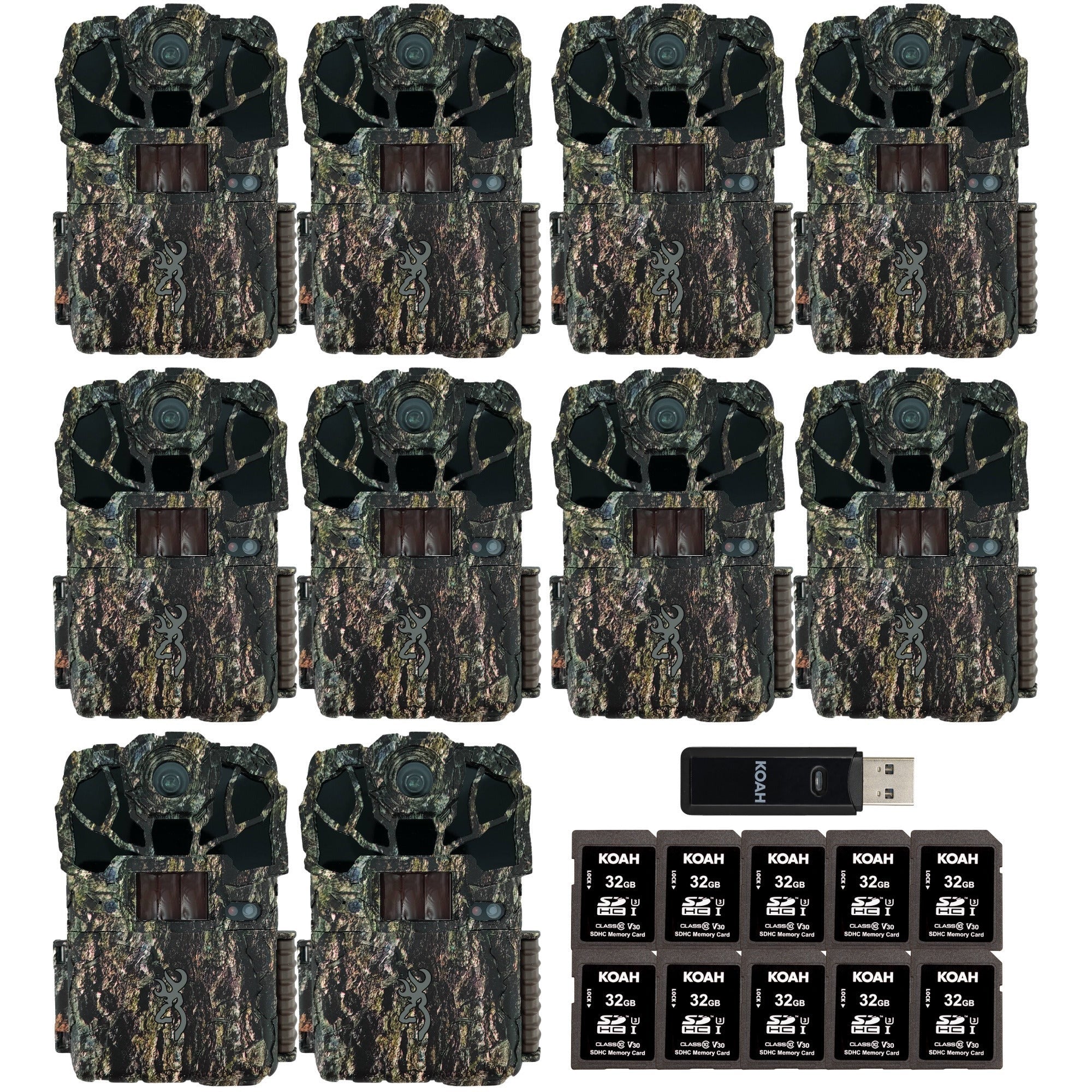 Browning Spec Ops Elite HP5 Ultra 46MP 1440p Trail Camera Bundle (10 Pack)