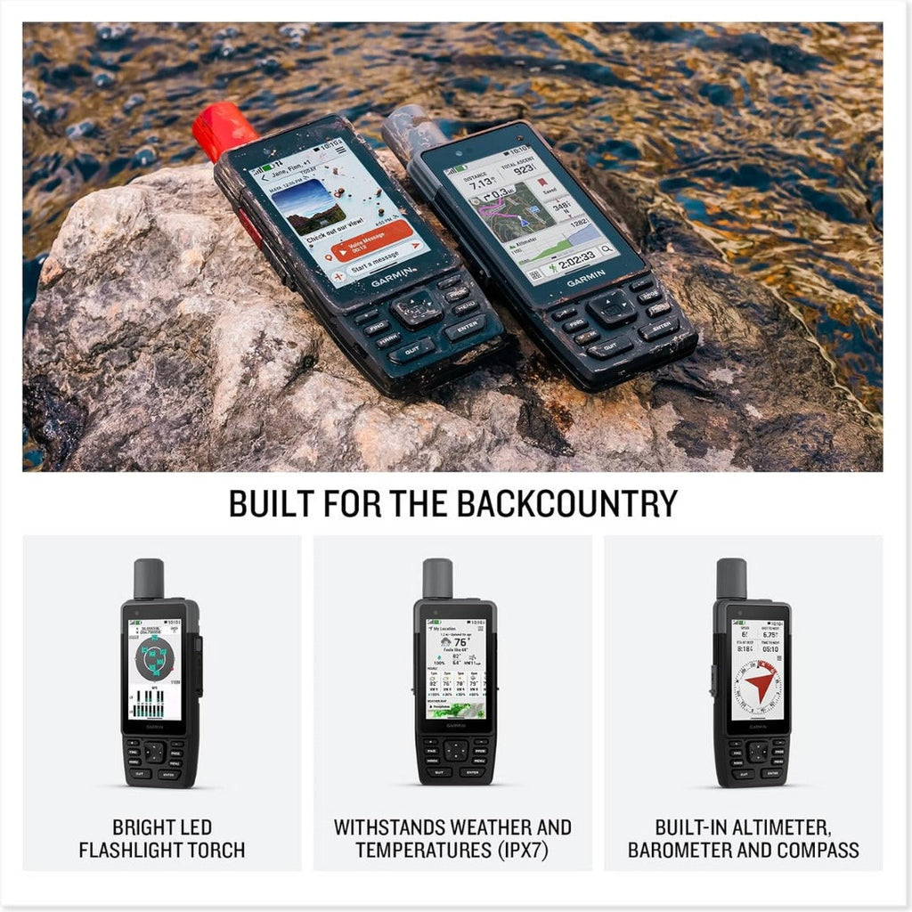 Garmin GPSMAP H1 Premium Handheld GPS Navigator Bundle with 128GB MicroSD Card