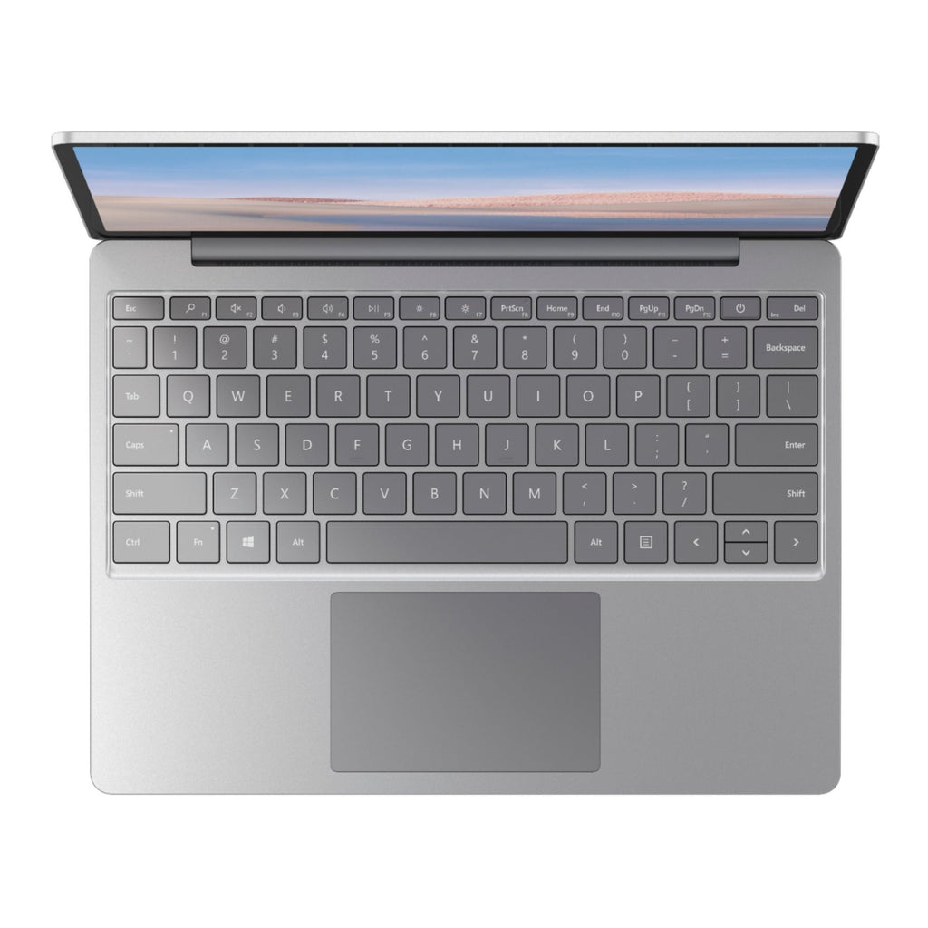 Microsoft Surface Go Laptop 12.4" Touch Laptop, Intel Core i5-1035G1, 8GB RAM, 128GB SSD, Windows 10 Pro, Platinum (Certified Refurbished)