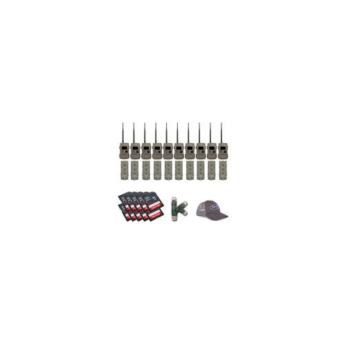 Cuddeback CuddeLink IR LED Camera (LL-2A) with PW-001 and Card (10-Pack)