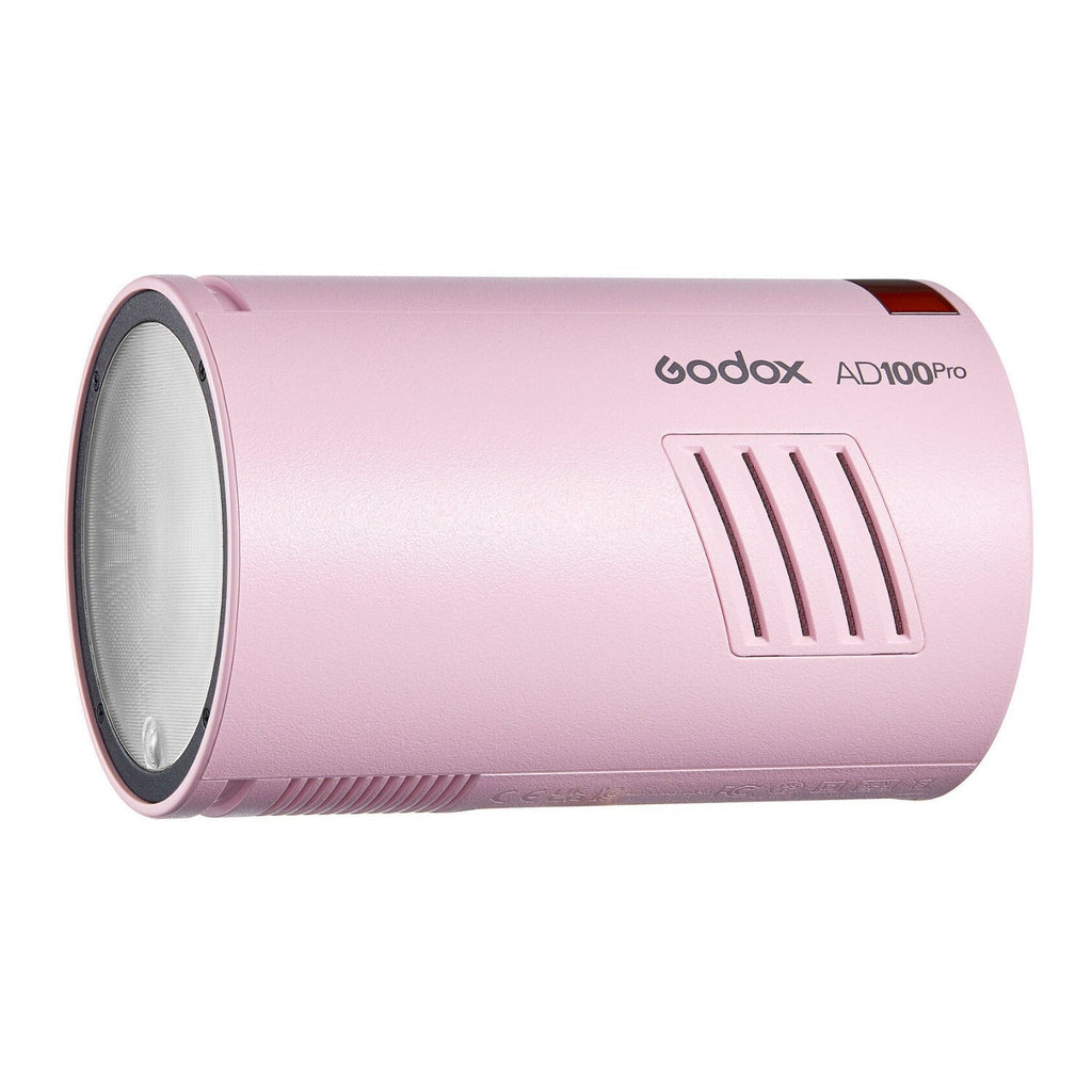 Godox AD100Pro Pocket Flash - 100Ws Speedlight with Wireless Control (Pink)