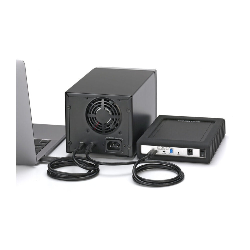 Oyen Digital Mobius 2C 24TB 2-Bay USB 3.2 Gen 2 RAID Array (2 x 12TB HDDs)