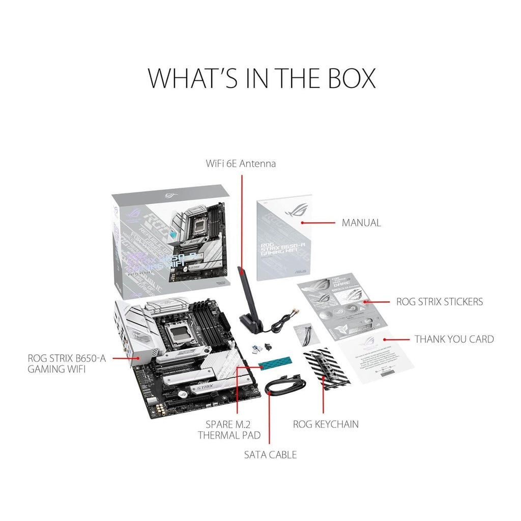 ASUS ROG STRIX B650-A GAMING WIFI AMD AM5 DDR5 Motherboard WiFi 6E and PCIe 5.0