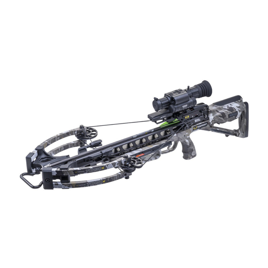 TenPoint Turbo X Vision HD3-12X Digital Rangefinding Crossbow Scope Bundle with Accessories