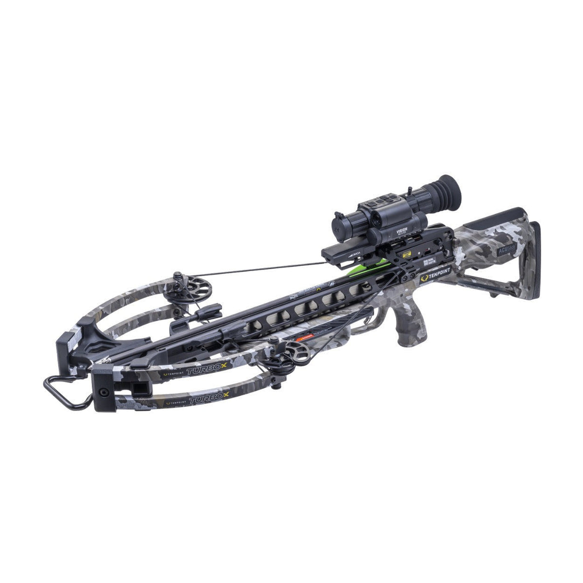 TenPoint Turbo X Vision HD3-12X Digital Rangefinding Crossbow Scope Bundle with Accessories