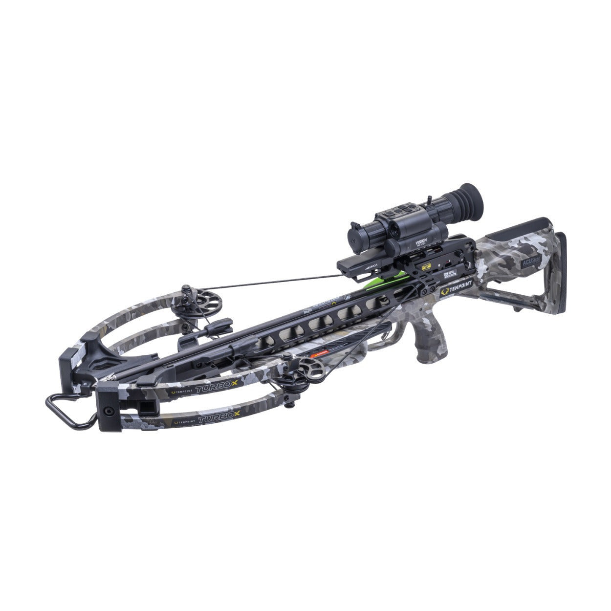 TenPoint Turbo X Vision HD3-12X Digital Rangefinding Crossbow Scope Bundle with Accessories