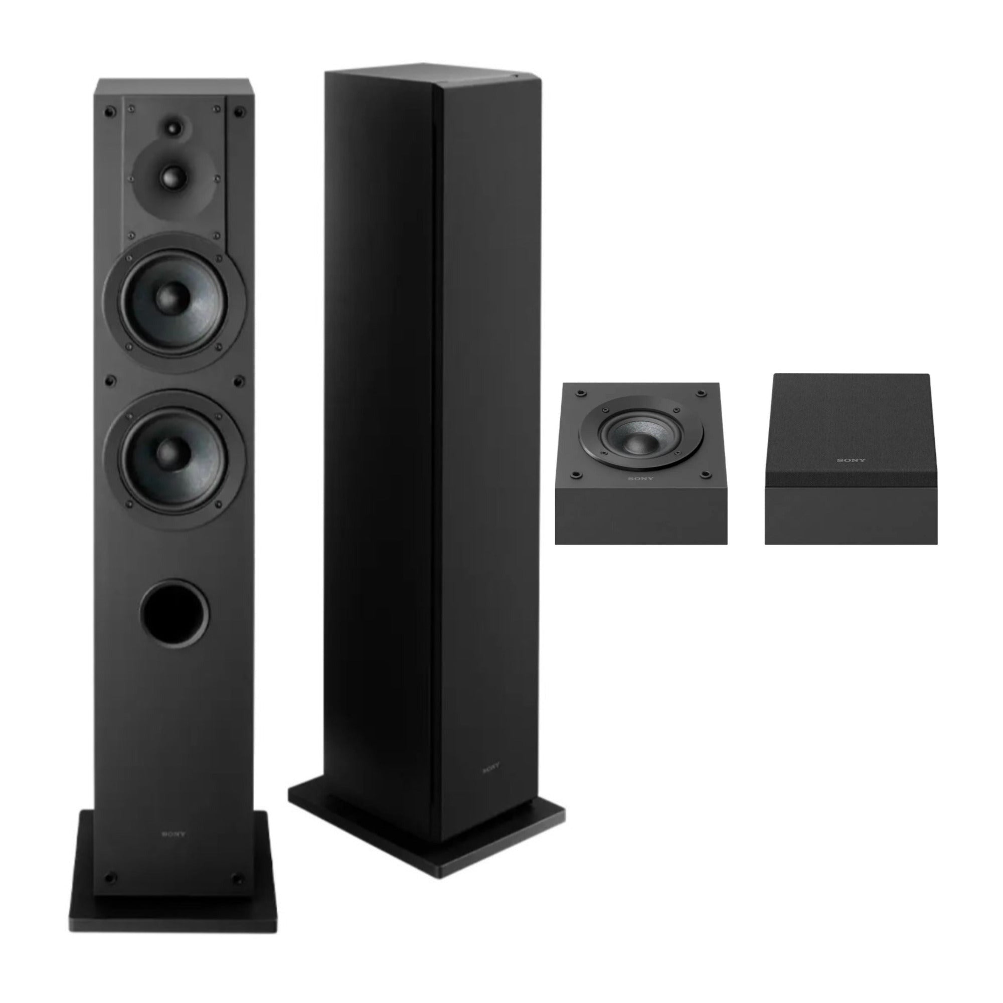 Sony 3-Way Floorstanding Speaker System (Pair) with Dolby Atmos Speakers (Pair)