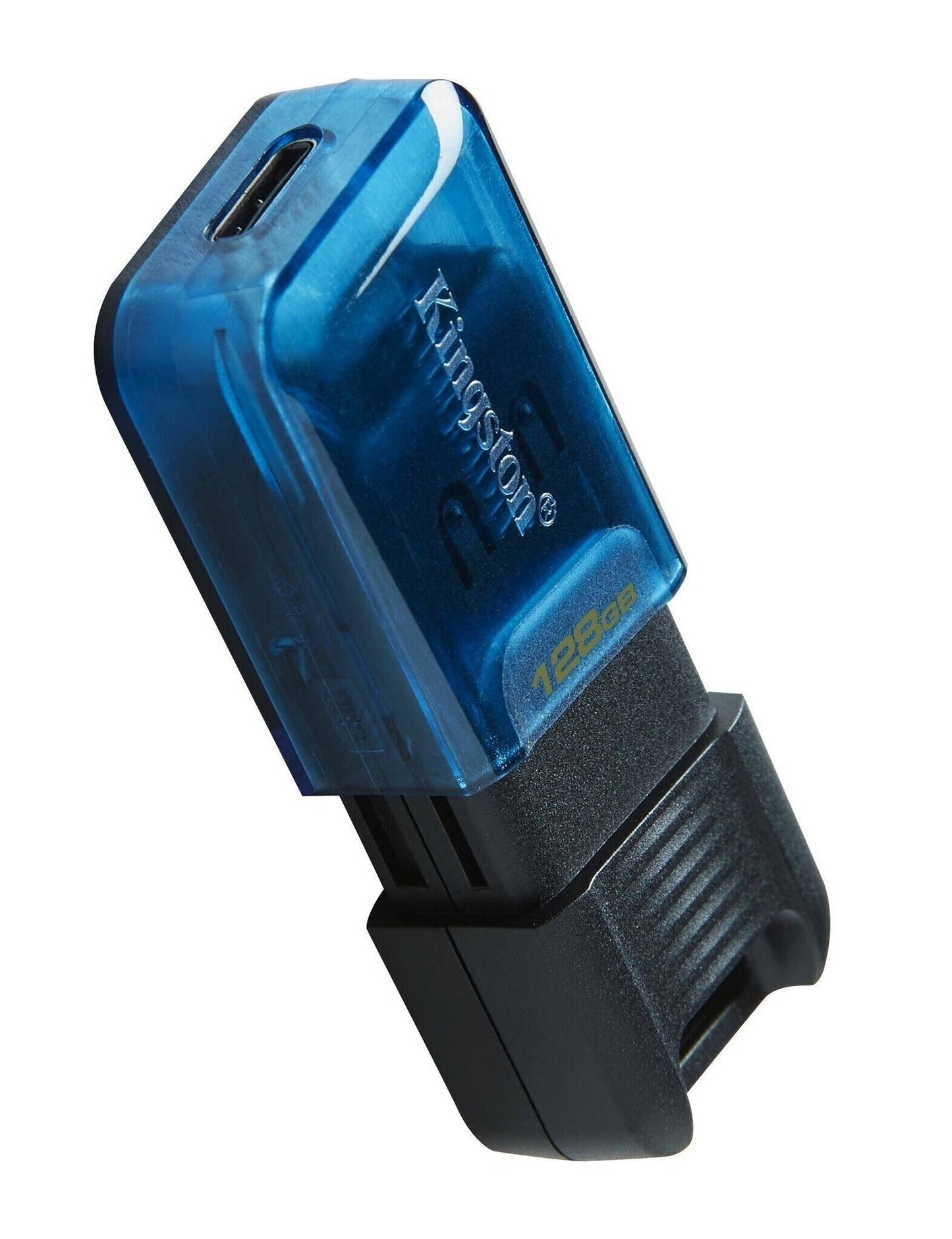 Kingstone 128GB DataTraveler 80 M Flash Drive for USB Type-C Devices with Up To 200MB/s Read Speed