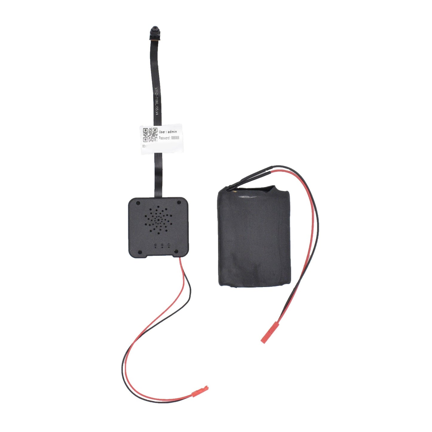 Mini Gadgets DIY Wi-Fi 1080p Hidden Camera Kit with Battery and AC Power