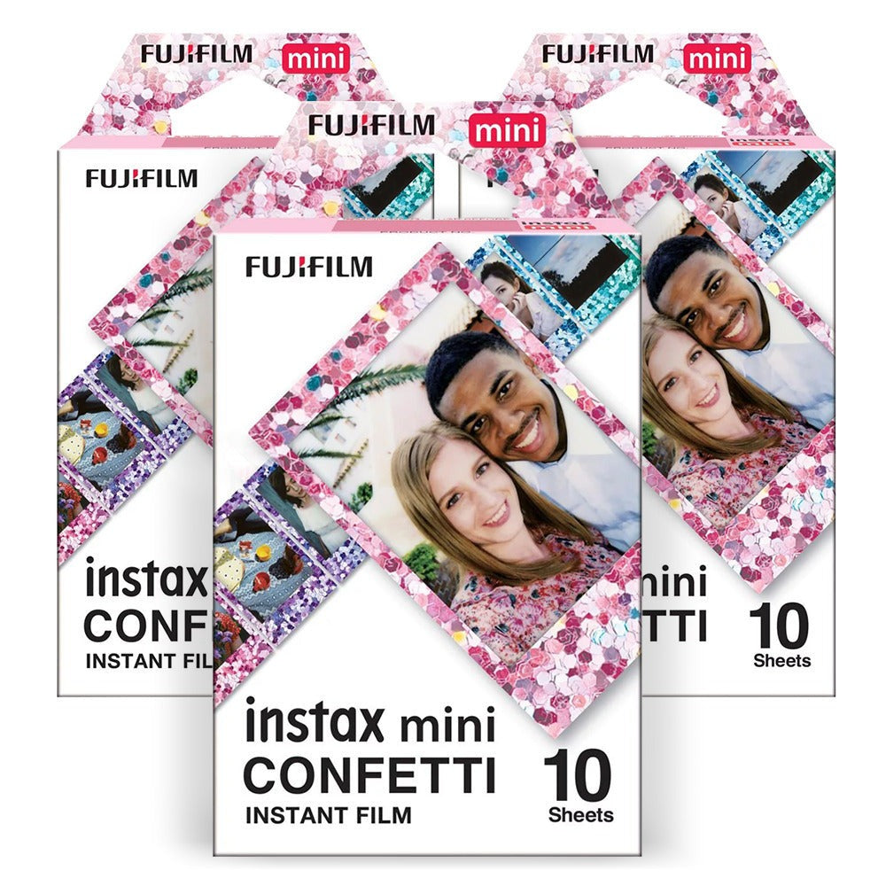 Fujifilm Instax Confetti Mini Film (10 Exposures, 3-Pack)
