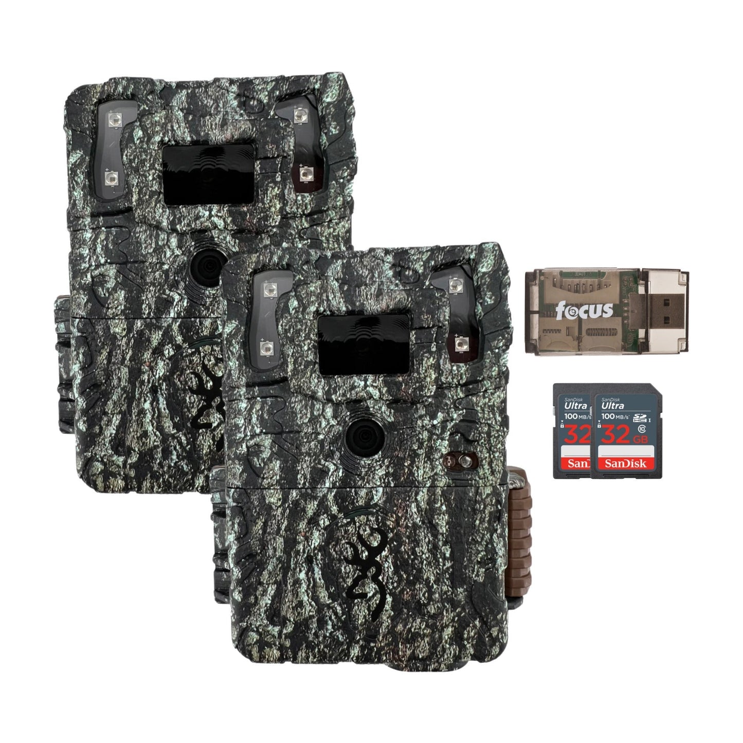 Browning Trail Cameras - Command Ops Elite 40MP Bundle (2-Pack) (5 Items)