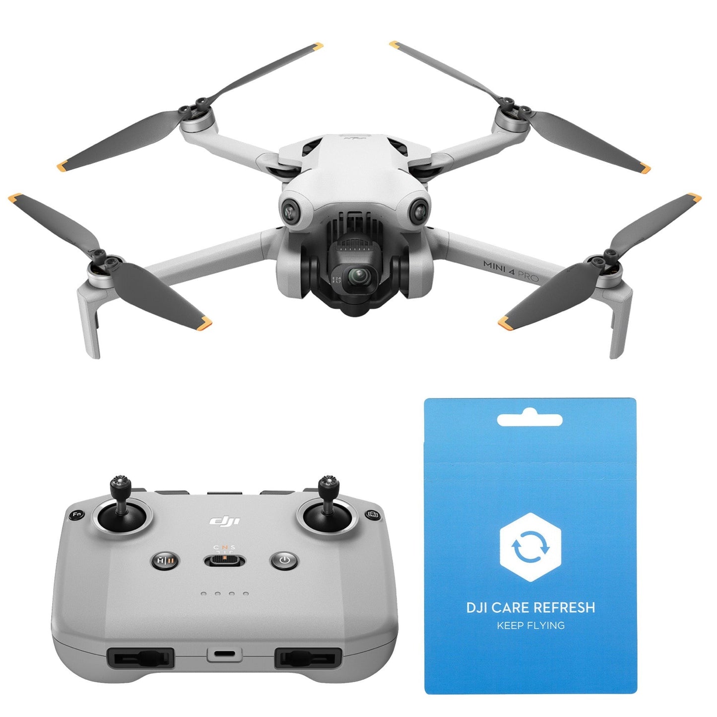DJI Mini 4 Pro Drone Bundle with RC-N2 Controller and Care Refresh 2-Year Plan Card