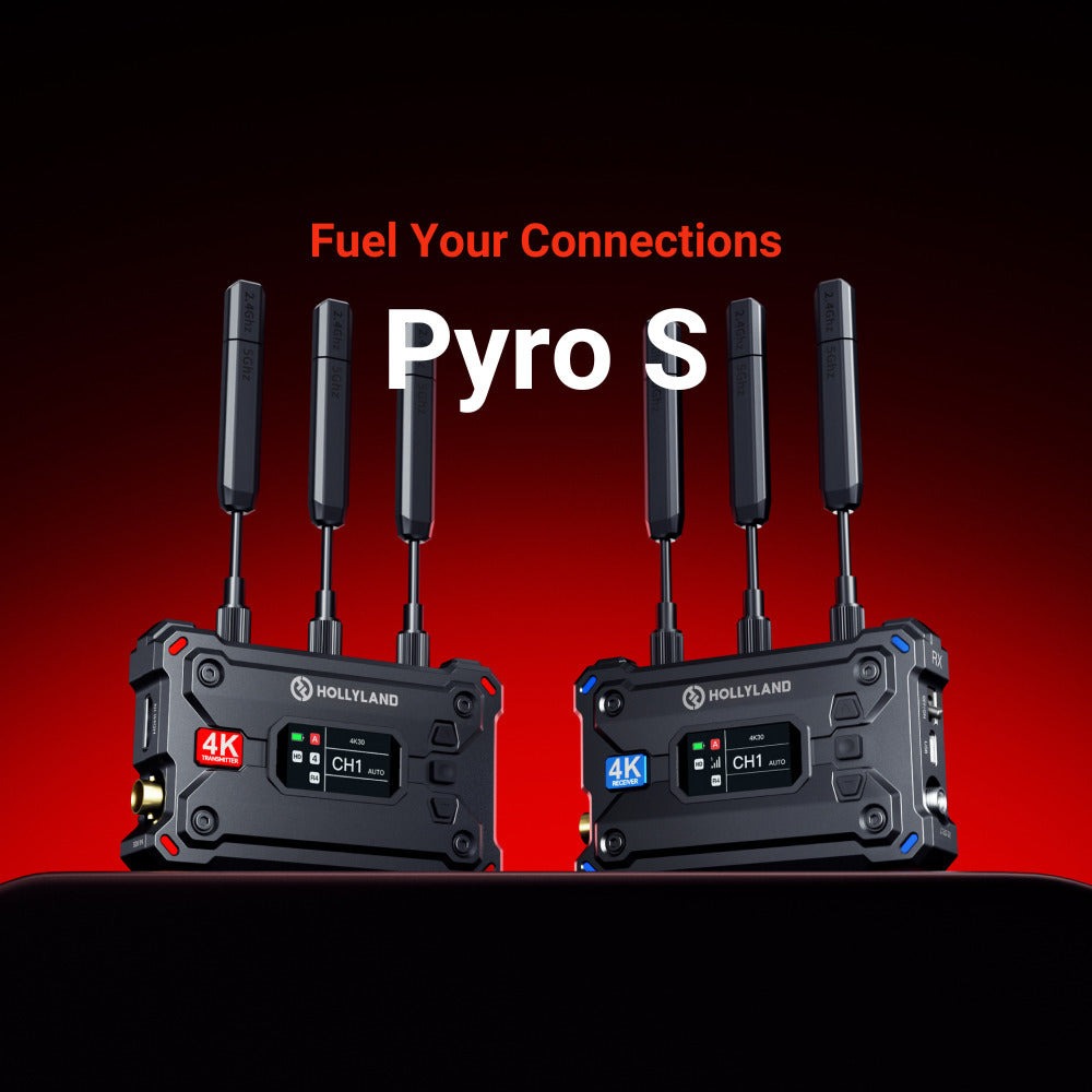 Hollyland Pyro S Wireless Video Transmitter TX Model - Dual-Band Wi-Fi Broadcast Technology
