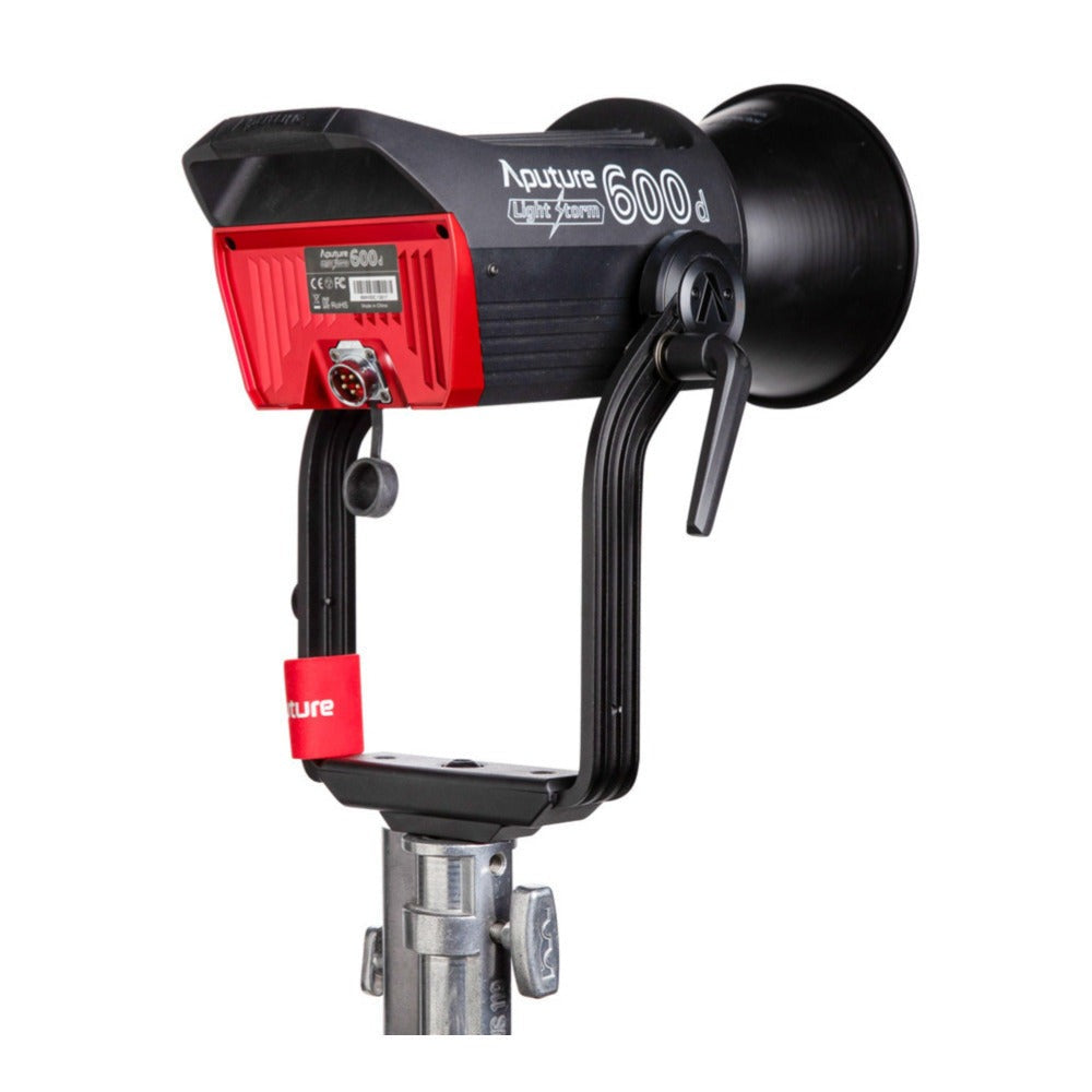 Aputure LS 600d Daylight LED Monolight (V-Mount) with C-Stand, F10 Barndoors, Light Dome III