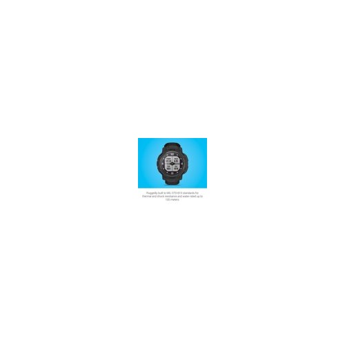 Garmin Instinct® Crossover Solar Tactical Edition Hybrid Smartwatch (Black)