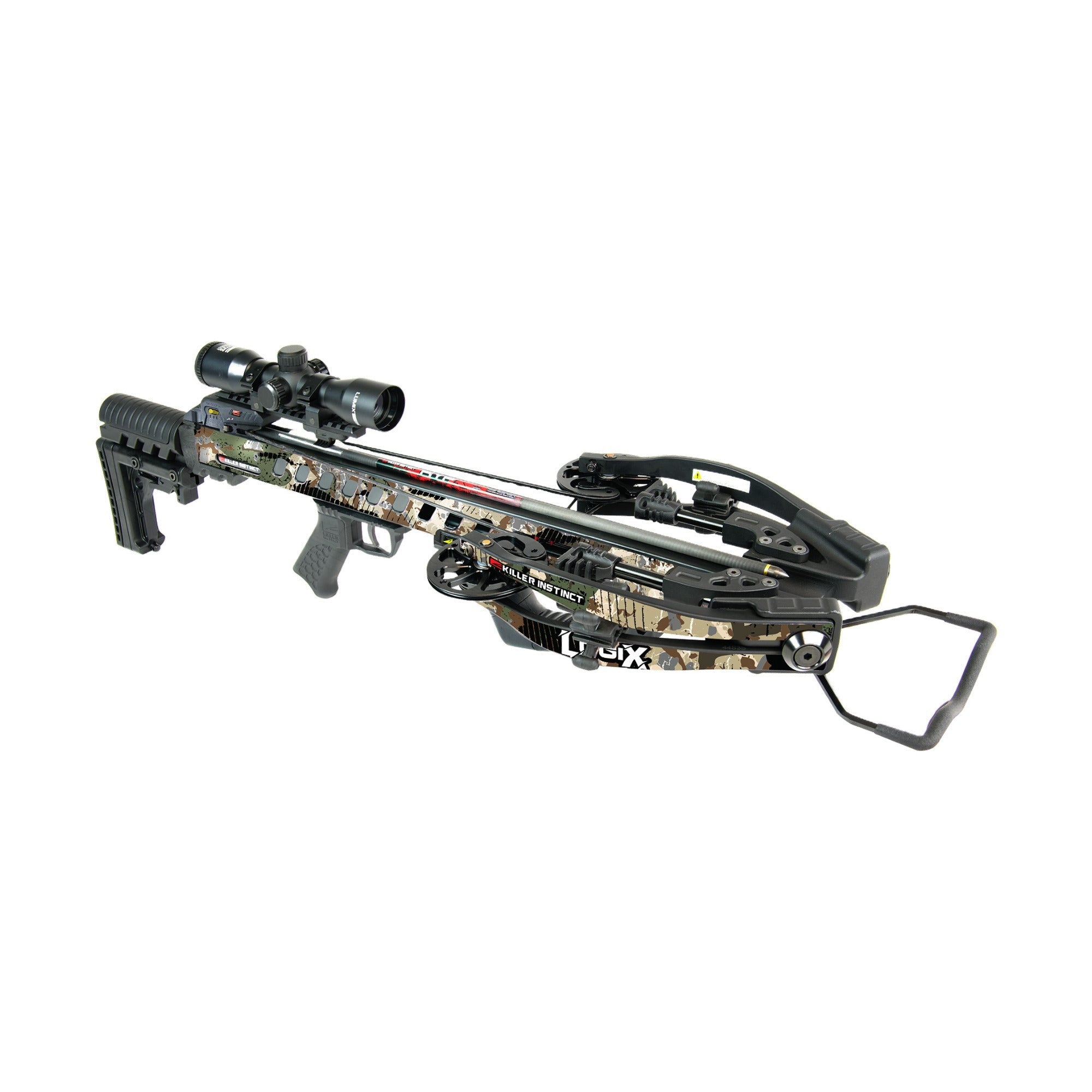 Killer Instinct LogiX DC Crossbow Bundle with Bolts, Case and Broadheads