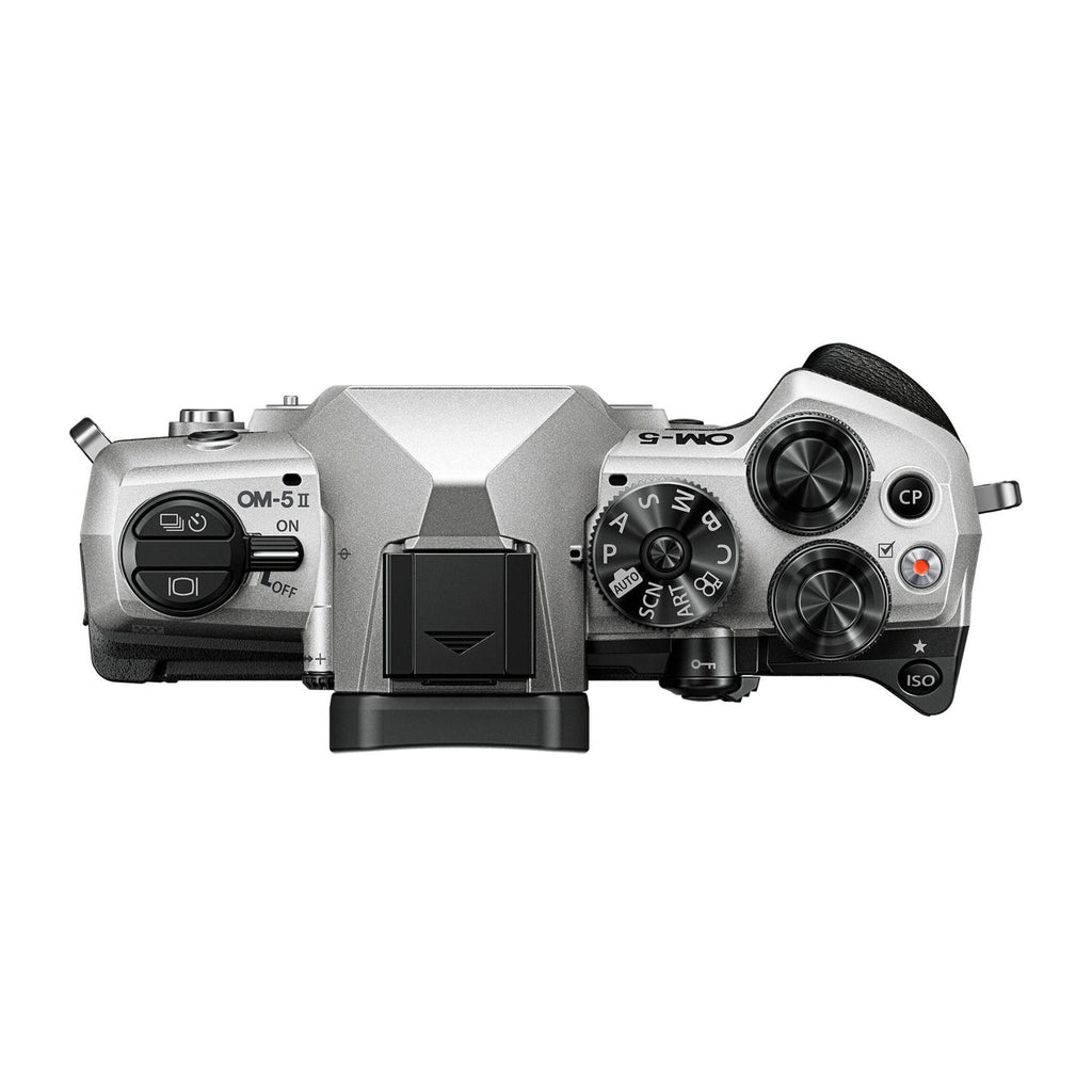 OM SYSTEM OM-5 Mark II Mirrorless Camera with 12-45mm f/4 PRO Lens (Silver)