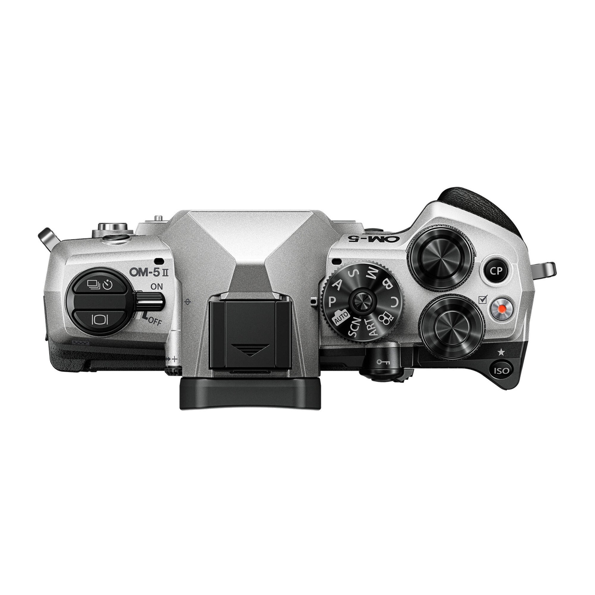 OM SYSTEM OM-5 Mark II Mirrorless Camera with 12-45mm f/4 PRO Lens (Silver)