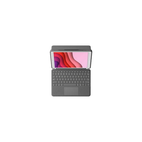 Logitech Combo Touch Backlit Keyboard Case for Apple iPad (7th, 8th, and 9th Gen, Graphite)