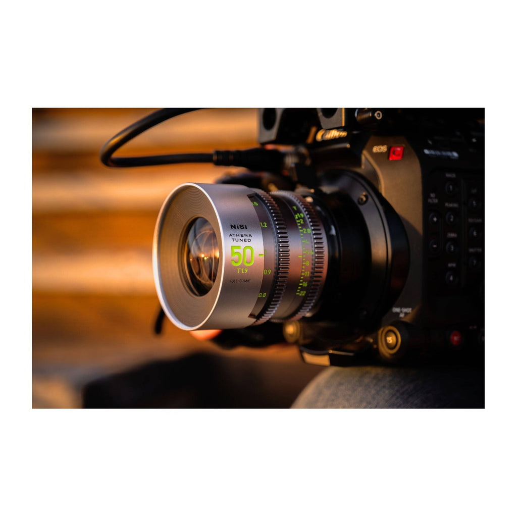 NiSi ATHENA Tuned Prime T2.4/1.9 Full-Frame 5-Lens Kit with Case (PL Mount)
