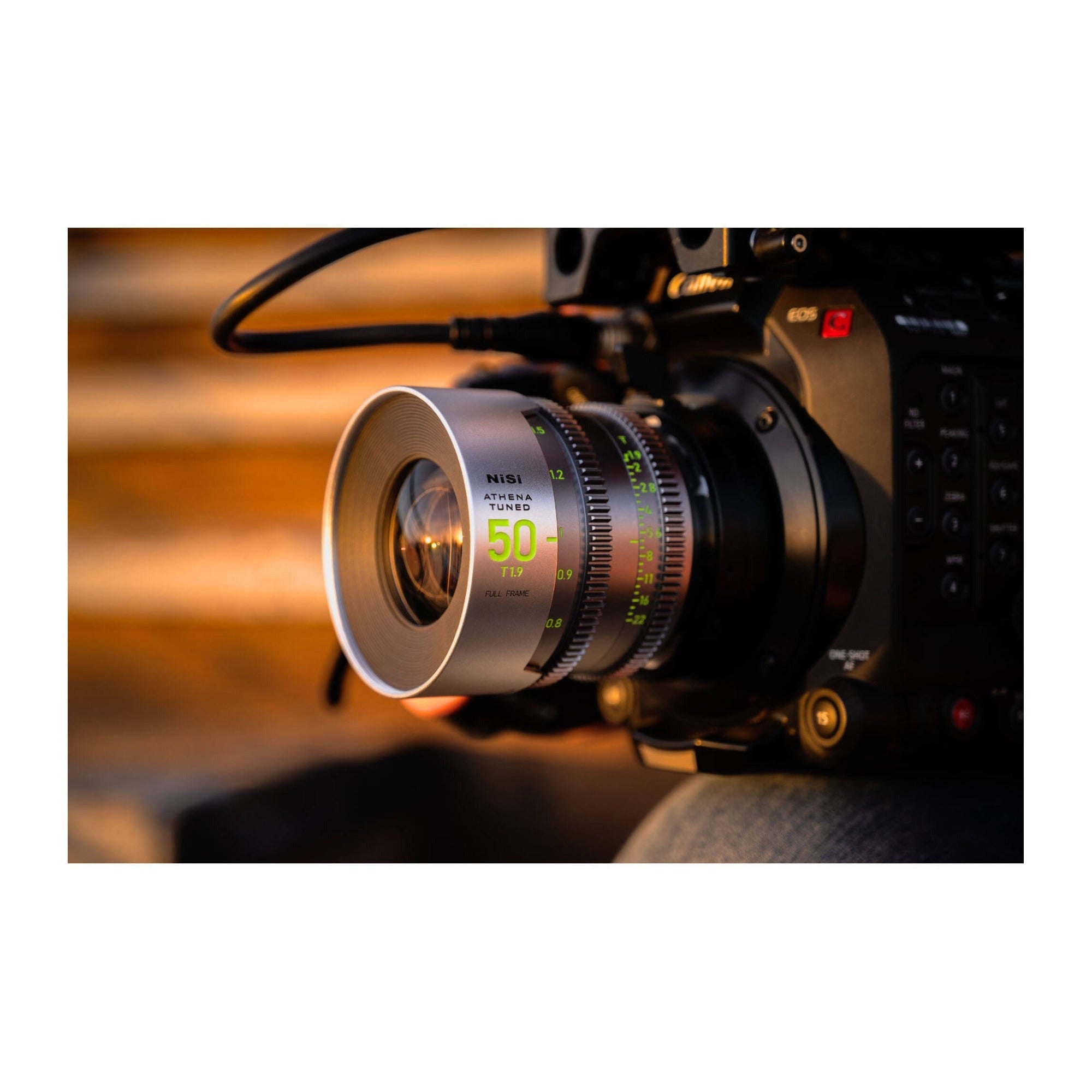 NiSi ATHENA Tuned Prime T2.4/1.9 Full-Frame 5-Lens Kit with Case (PL Mount)