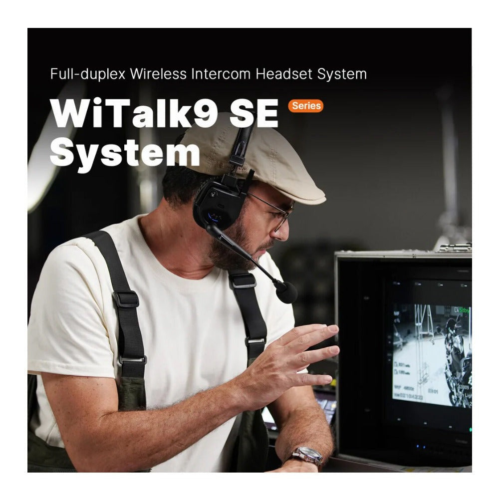 Saramonic WiTalk9 SE-3S 3-Person Full-Duplex Wireless Intercom System (2.4 GHz)