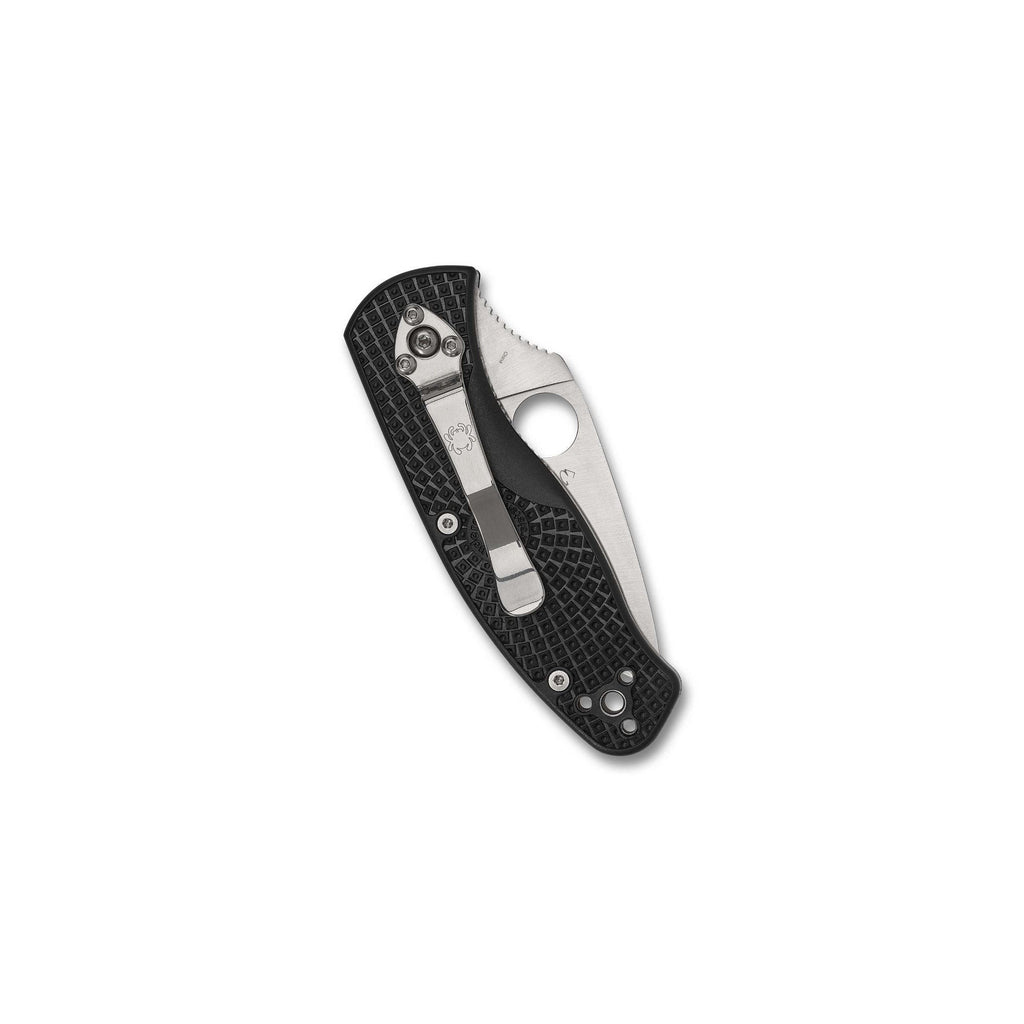 Spyderco Persistence Lightweight Folding Knife - PlainEdge with Black FRN Handle