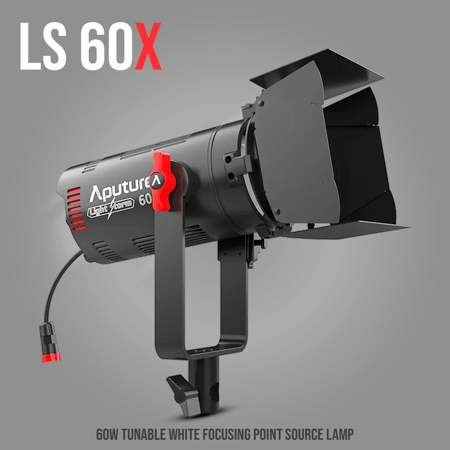 Aputure LS 60X Bowen's Mount Compatible Bi-Color Focusing LED and Light Dome III Softbox Bundle