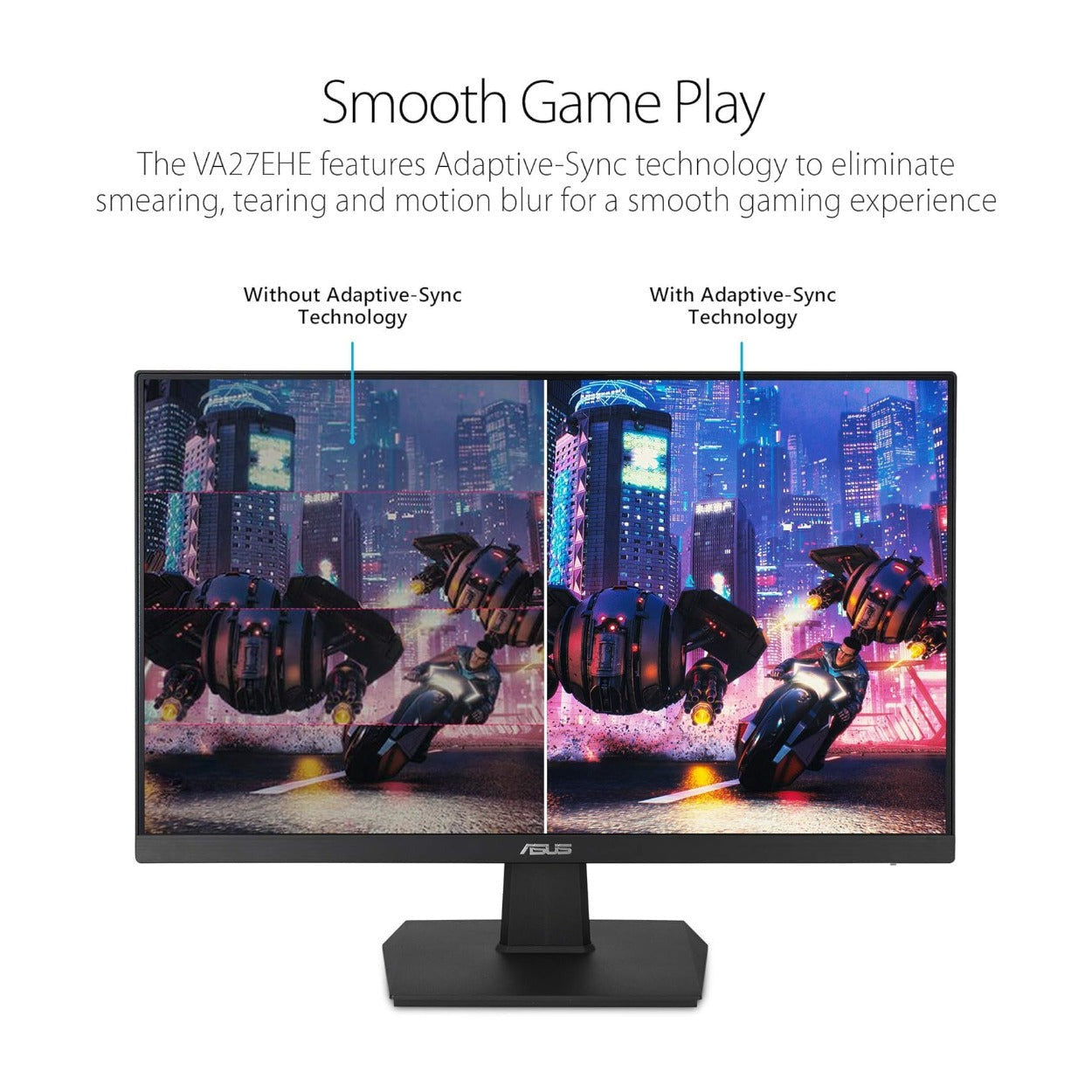 Asus VA27EHE 27-Inch 75 Hz Full HD IPS LED Eye Care Monitor (Black)