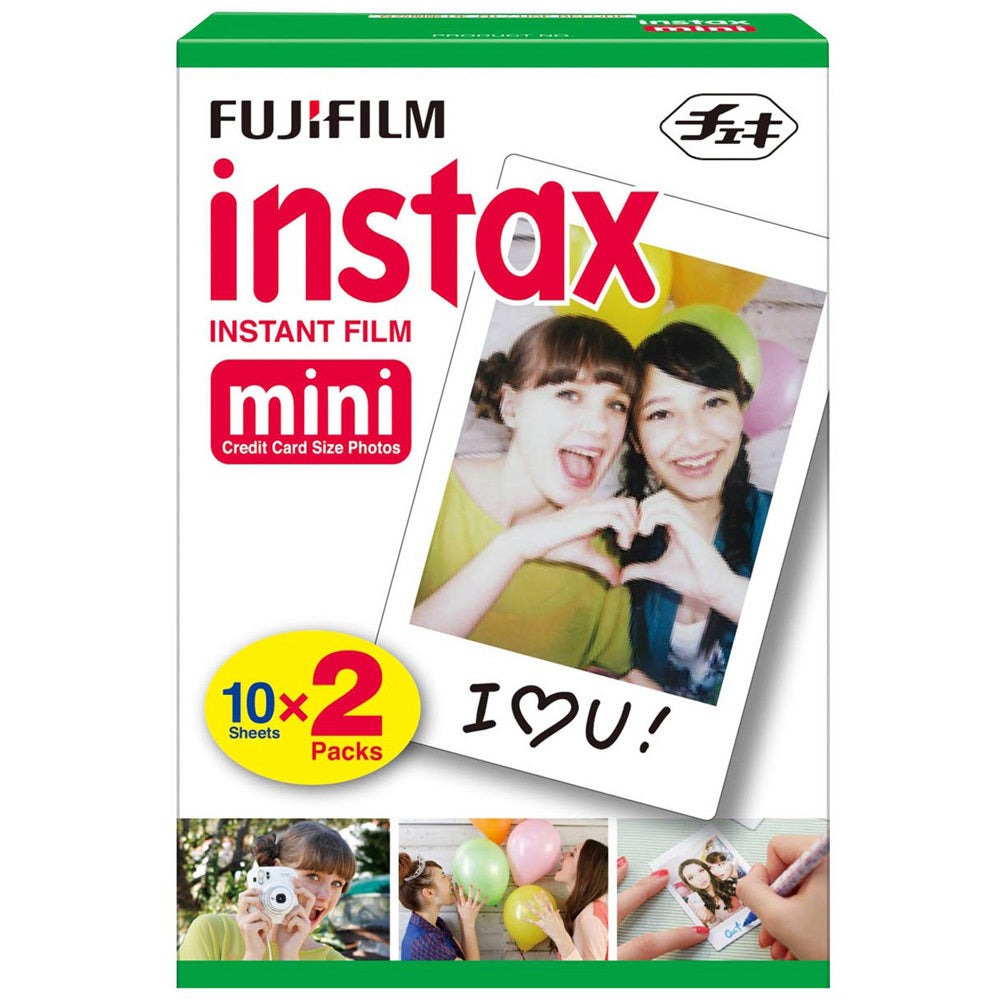 Fujifilm Instax Mini 12 Instant Camera (Mint Green) and Instax Film Kit Bundle