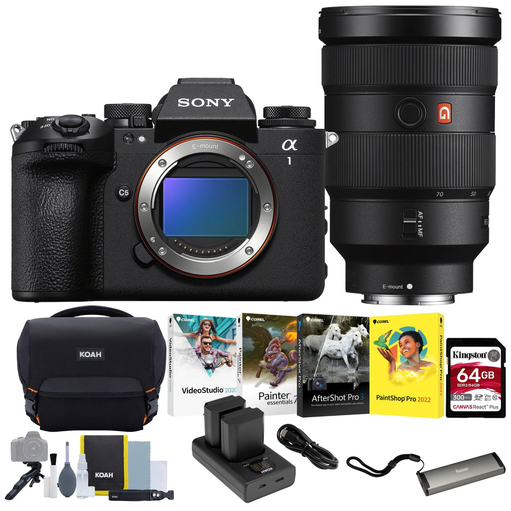 Sony Alpha 1 Mark II Mirrorless Lens Camera with FE 28-70mm f/2 GM Lens Bundle