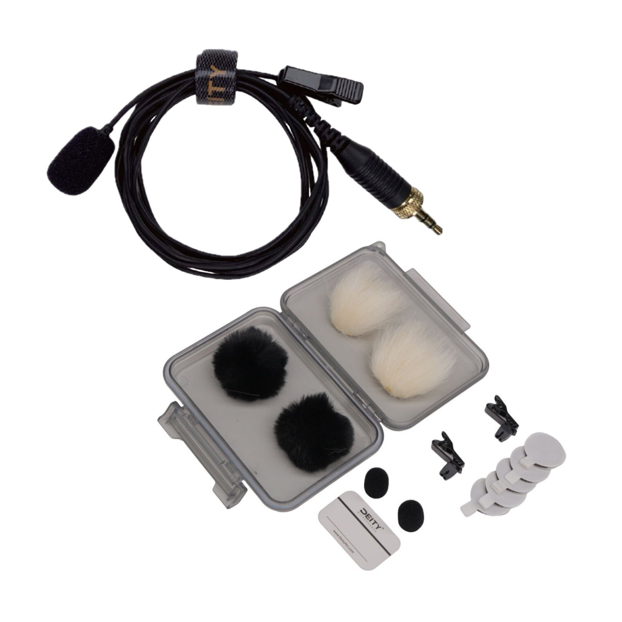 Deity Microphones W.Lav Pro Omni Lavalier Microphone with Accessories (Black)