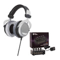 Beyerdynamic DT 880 Premium Edition Over-Ear Stereo Headphones (250 Ohm) with Stereo Amp Bundle