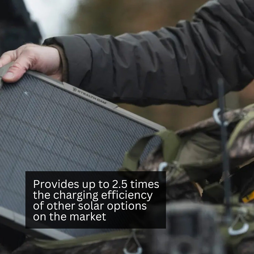 Stealth Cam FieldMax External EX 3000 mAh Solar Battery Pack with Solar Panel (4-Pack) Bundle