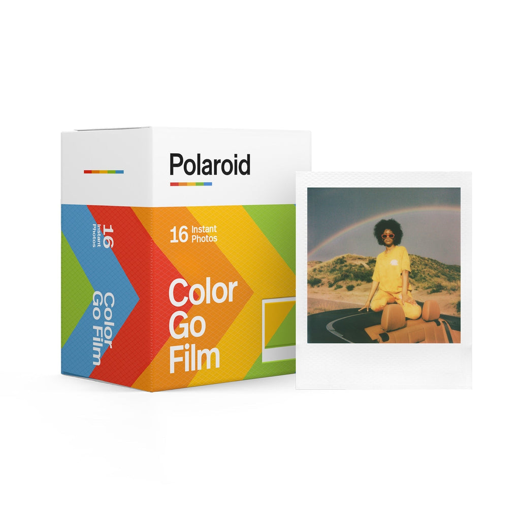 Polaroid GO Camera with Five GO Color Film Packs and Accessory Bundle