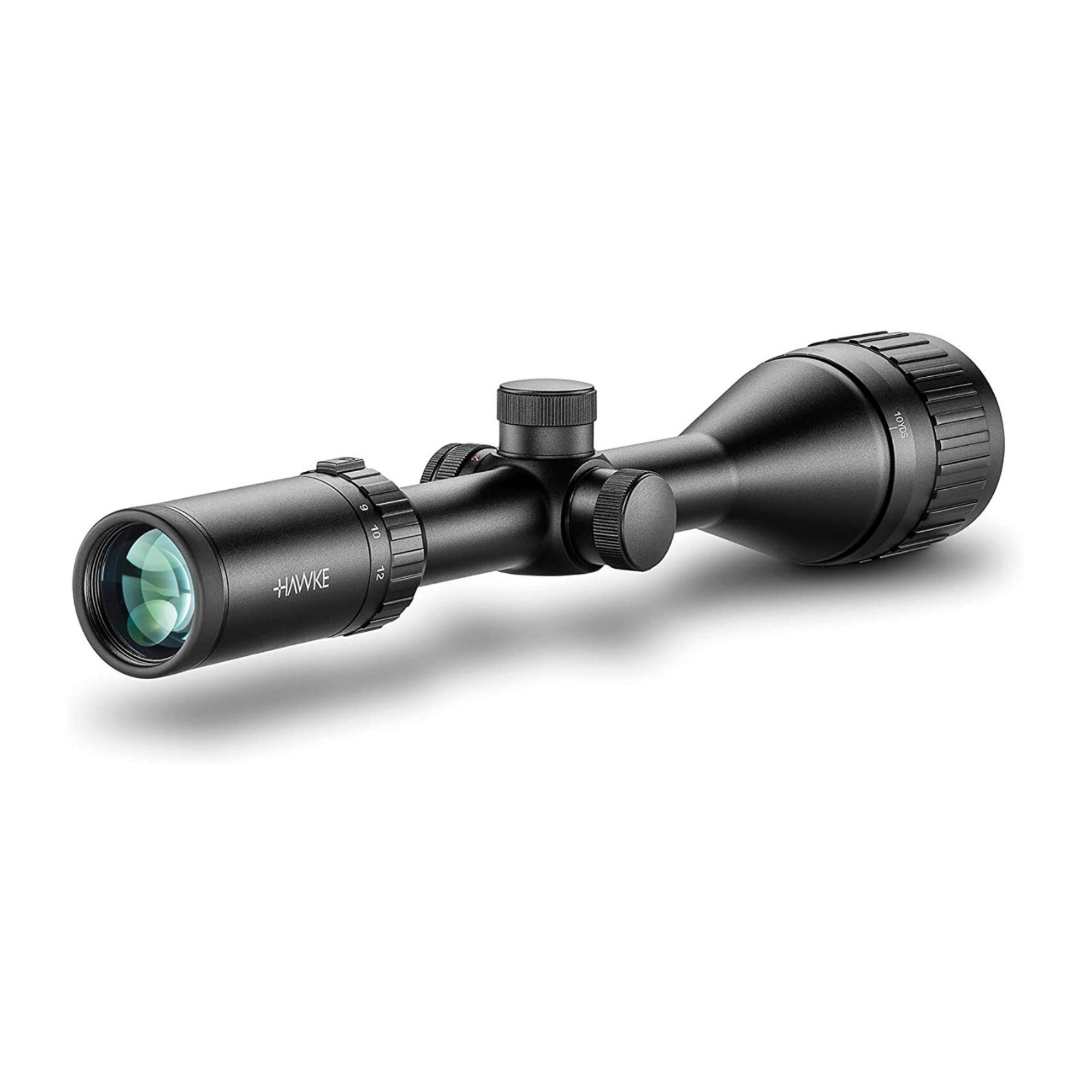 Hawke Sport Optics Vantage HD 4-12X50AO Mil Dot IR Riflescope with 2-Piece Rings