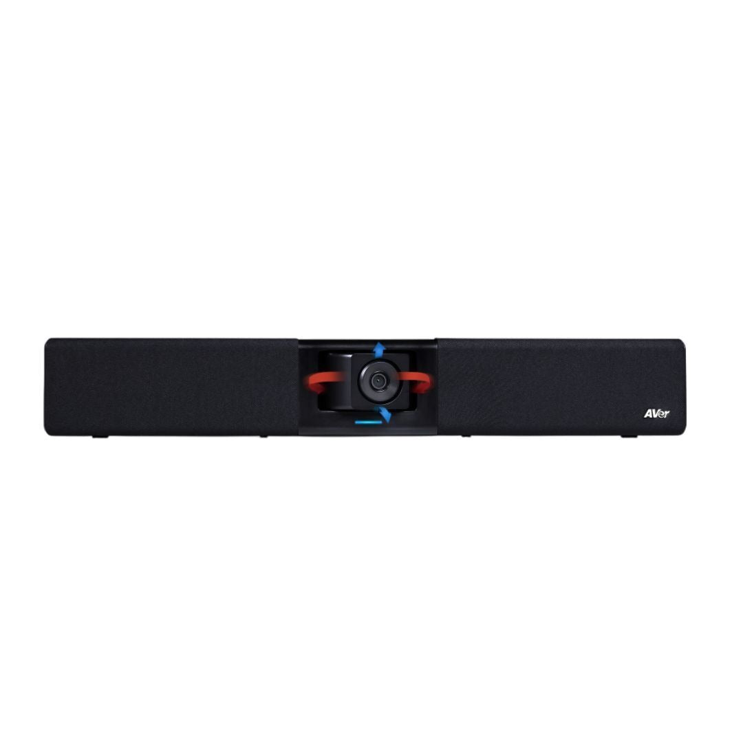 AVer VB342 4K PTZ Video Bar with 3x Optical Zoom and Built-In AI Gesture Recognition (Black)