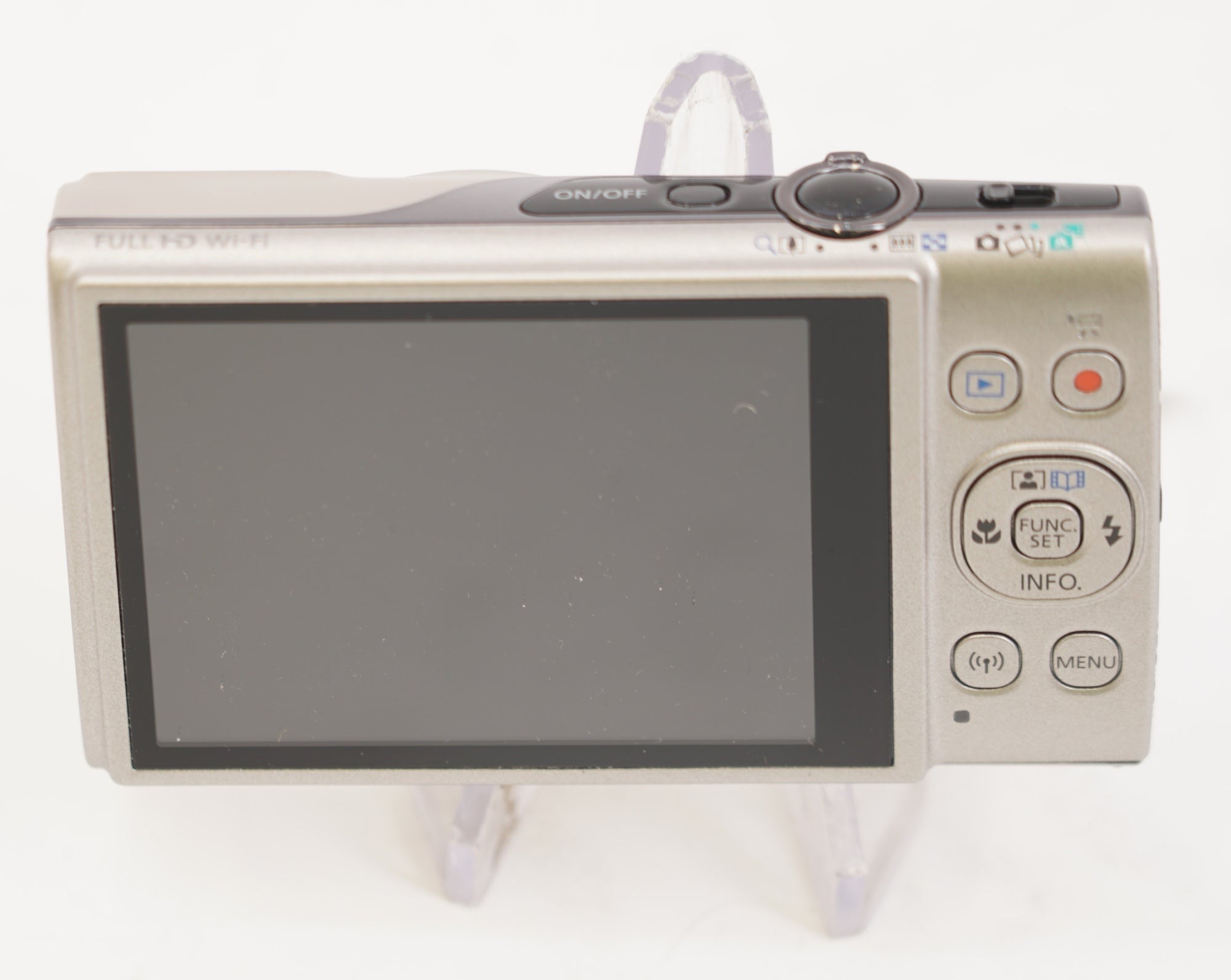 Canon PowerShot ELPH 360 HS A 20.2MP FHD Digital Camera (Silver) (Used)